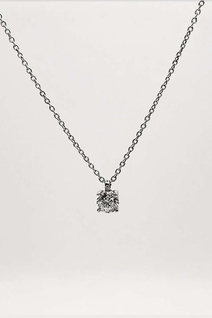 Colgante diamante solitario