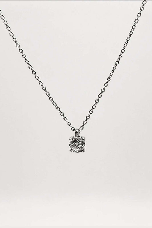 Colgante diamante solitario