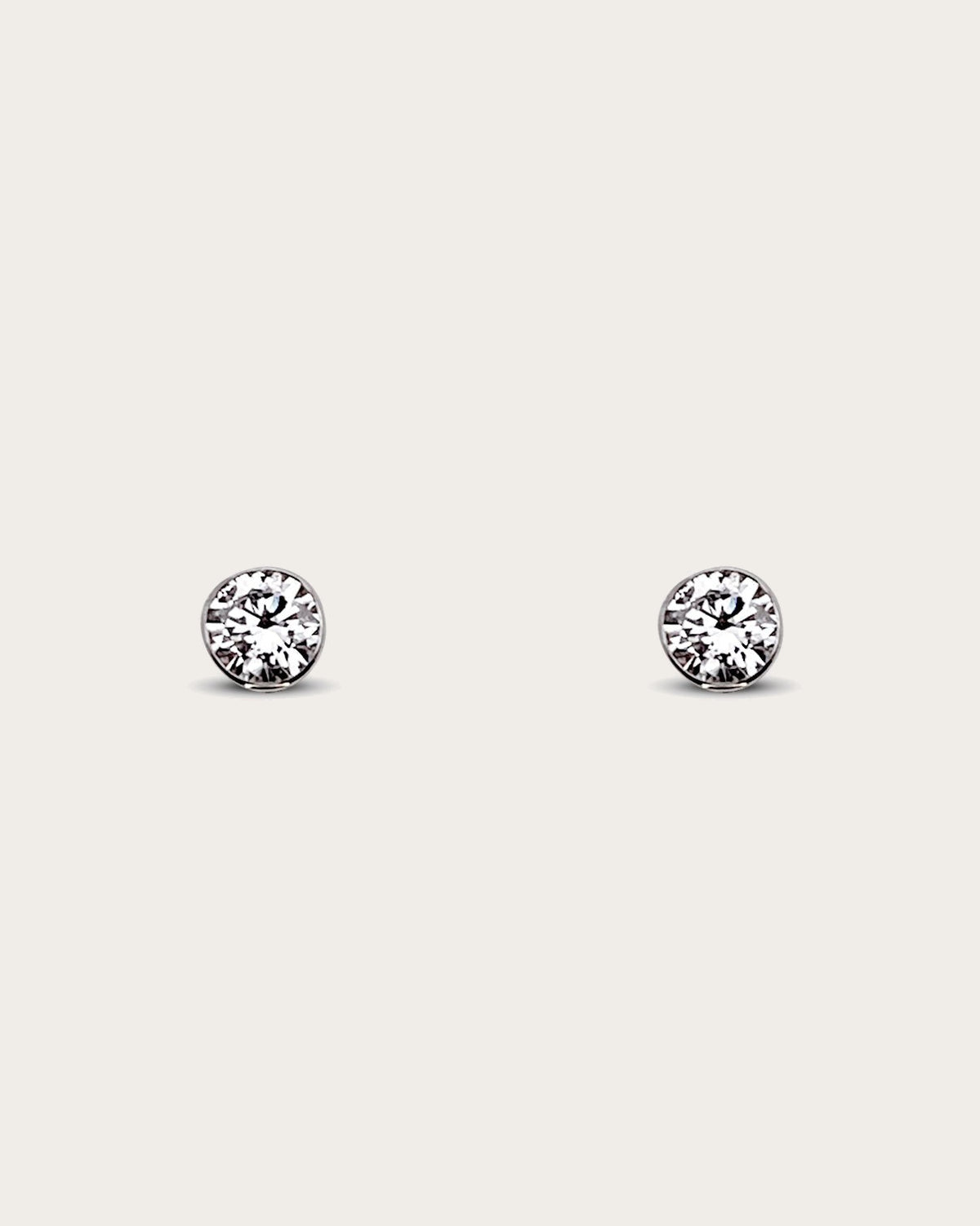 PENDIENTES DIAMANTE SOLITARIO DE CHATÓN - Arelana