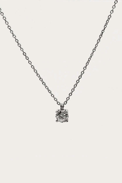 Colgante diamante solitario
