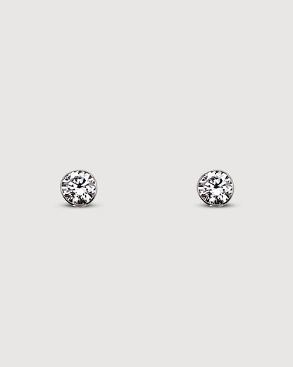 PENDIENTES DIAMANTE SOLITARIO DE CHATÓN - Arelana