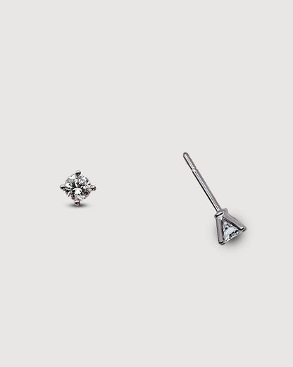 PENDIENTES DIAMANTE SOLITARIO GARRAS - Arelana